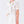 Load image into Gallery viewer, Classic white skirt and a puff-sleeve top adorned with a bow and daisies