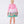 Load image into Gallery viewer, pink balloon sleeve blouse and colorful floral skirt