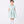 Load image into Gallery viewer, Classic short-sleeve dress in soft mint satin with pleated skirt, pearl button detail, and matching flower headband—perfect for elegant celebrations.