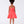 Load image into Gallery viewer, A sleeveless, vibrant coral A-line dress