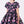 Load image into Gallery viewer, Charming floral-print dress with a little bow on the waist and a round neckline