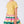 Load image into Gallery viewer, yellow top paired with a joyful striped skirt