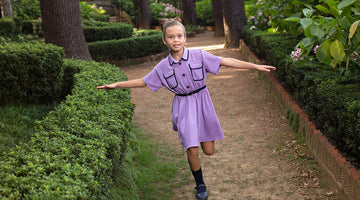 lilac dress for little girls