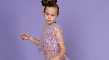 sparkling outfit for little girls