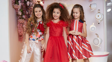 chic red dresses for little girls