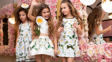 floral picnic dresses for little girls