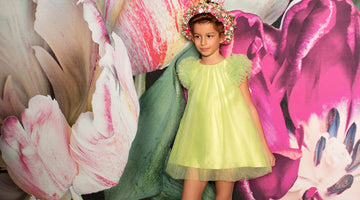 neon green dress for little girls