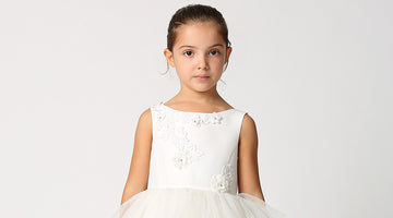 white chic dress for little girls