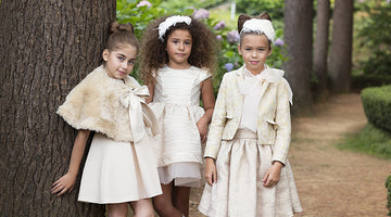 white gold winter designs for little girls