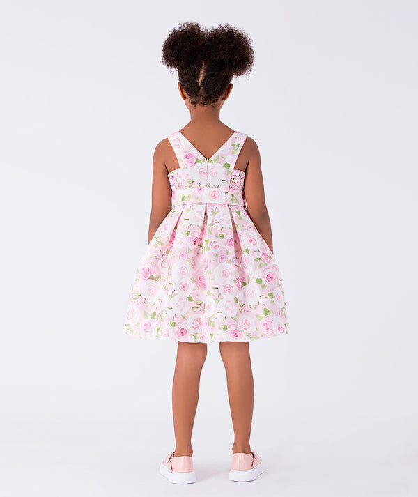 pink floral dress