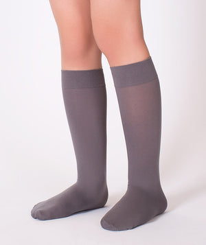 grey knee high socks