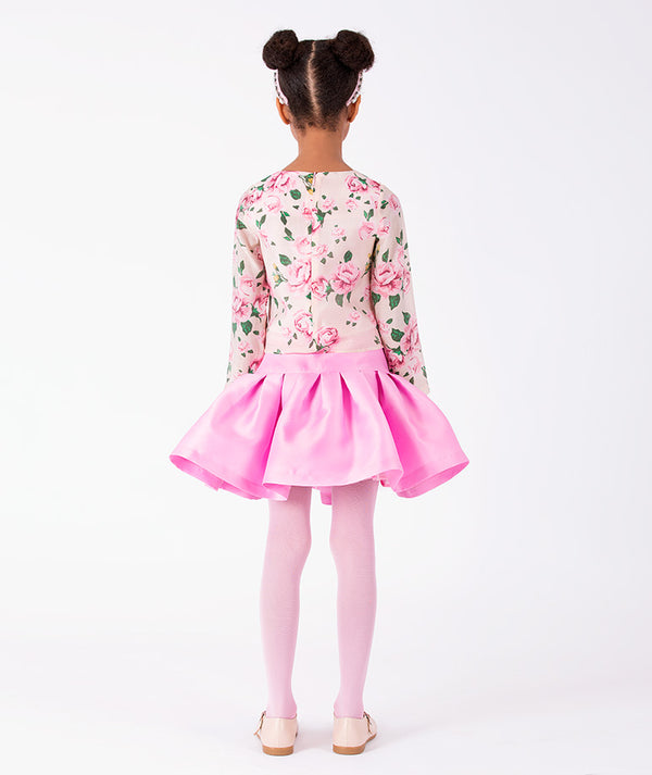 Floral Ruffles Girls Outfit | 2 Pieces