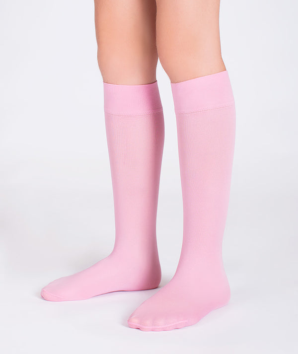 pink high knee socks