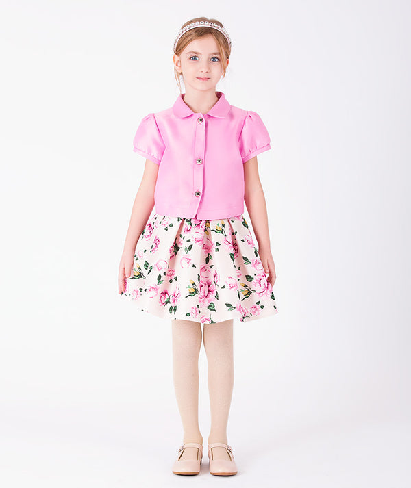 Hanae Floral Girls Outfit | 2 Pieces