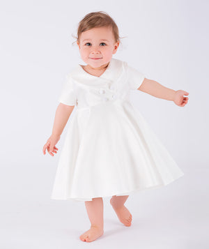 cute white baby dress