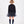 Load image into Gallery viewer, Navy glitter tulle skirt matched with a navy sweatshirt and floral detail
