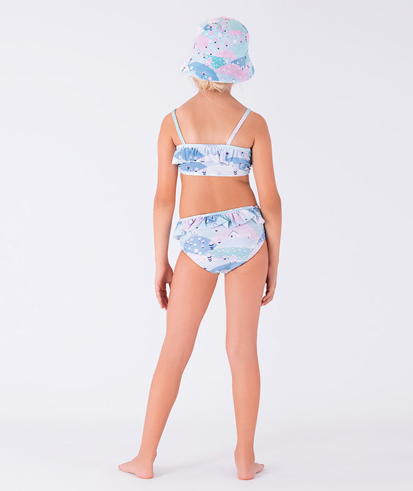 pastel kids bikini