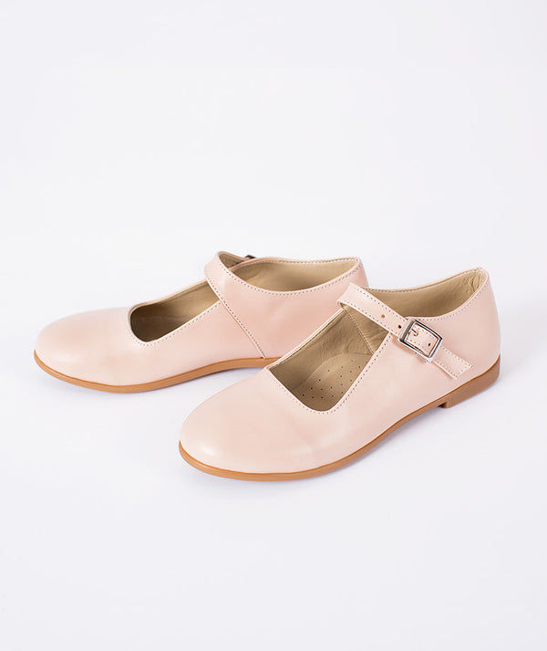 Elegant Beige Kids Shoes