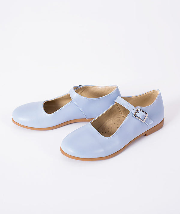 Elegant Powder Blue Kids Shoes