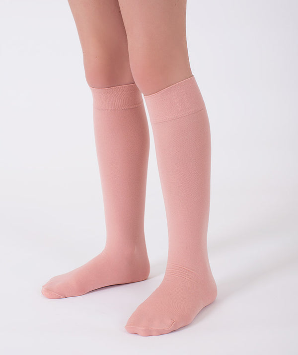 pink high knee socks