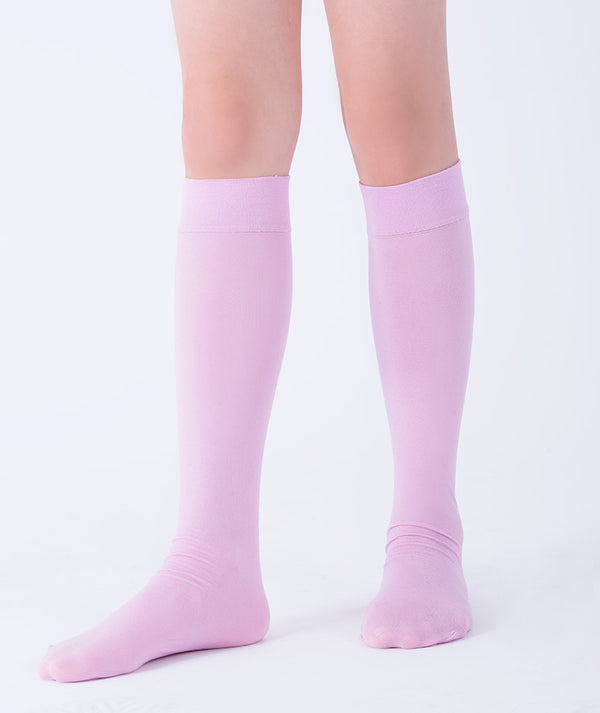 Lilac classic midi socks for girls