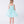 Load image into Gallery viewer, Back view of 3D Flower Applique Girls Dress showing fit-and-flare silhouette, knee-length skirt, and concealed zipper.

