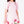 Load image into Gallery viewer, Editorial view of 3D Rose Appliqué Girls Dress in blush pink structured matte satin for girls ages 3 to 12, featuring fabric texture and color
