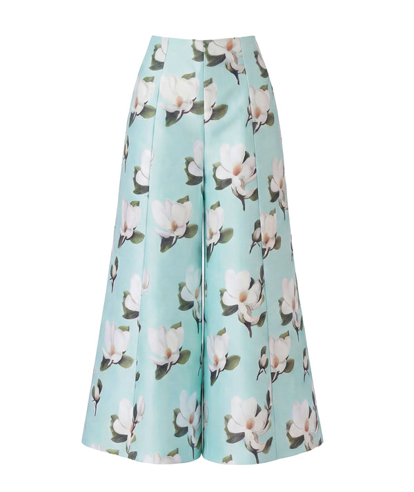 Floral Wide-Leg Pants Women’s Outfit | 2 Pieces