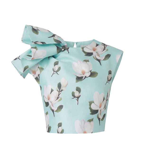 Floral Wide-Leg Pants Women’s Outfit | 2 Pieces