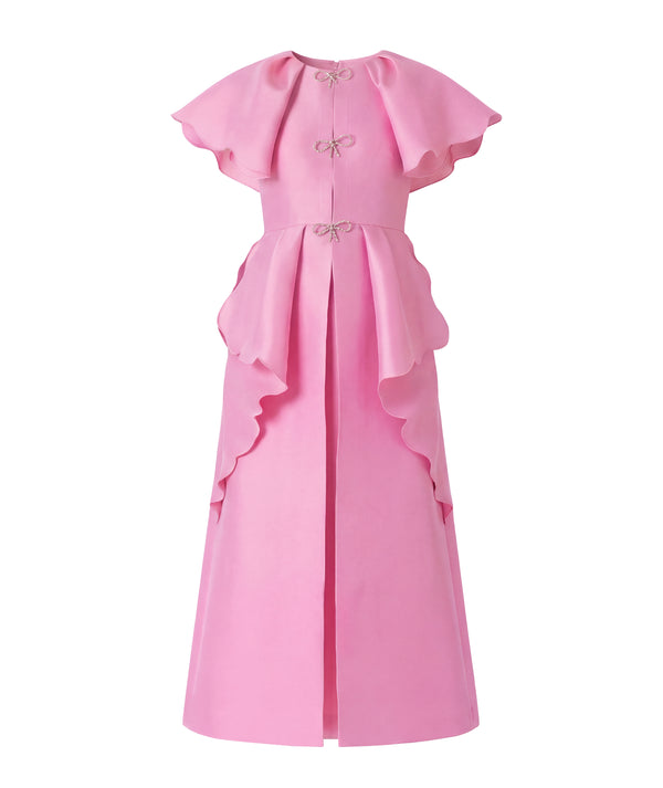 Layered Cut-Out Women's Dress