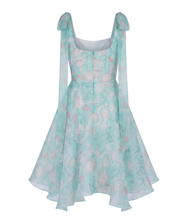 Floral Chiffon Women's Dress