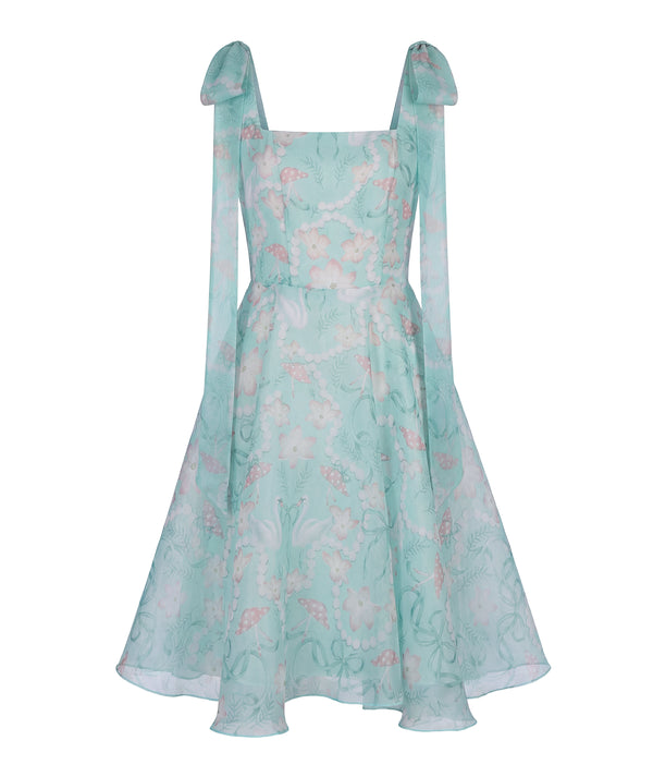 Floral Chiffon Women's Dress