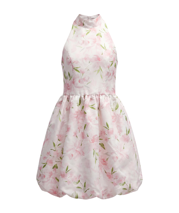 Exquisite Flared Floral Women's Dress
