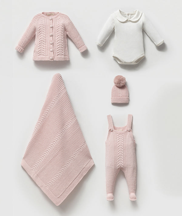 Little Luxe Newborn Knitwear Set | 5 Pieces