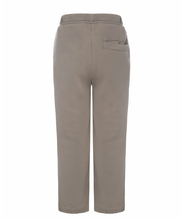 Back view of taupe girls pants featuring a clean straight-leg fit and a single back pocket detail, designed for everyday wear, school outfits, and casual looks, available in sizes 3–14