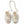 Carica l'immagine nel visualizzatore Galleria, Pair of baby booties with a strap on a white background
