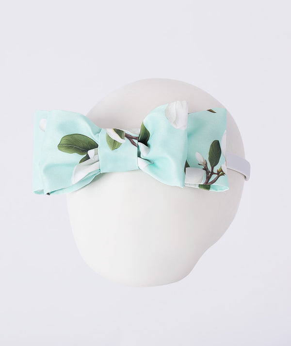 mint floral headband for girls 