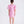 Load image into Gallery viewer, Pink dress with short sleeves and a decorative neckline on a white background
