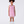 Load image into Gallery viewer, 6 years old girl wearing a pink ruffled dress with silver boots on a white background
