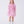 Load image into Gallery viewer, 8 years old girl wearing a pink dress with a bow and silver boots on a white background
