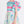 Load image into Gallery viewer, mint and pink striped blouse with a ruffled sleeve and floral skirt
