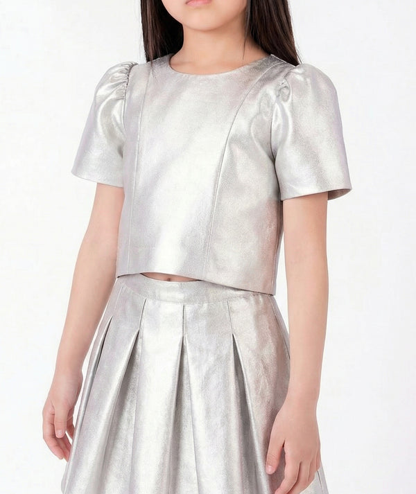 Silver Girls Outfit | 2 Pieces