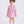 Charger l'image dans la galerie, baby girl wearing a pink dress with butterfly patterns on a white background
