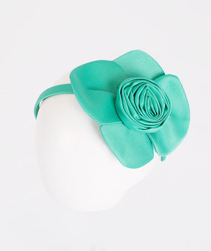 Mint 3D Flower Headband