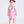 Load image into Gallery viewer, baby girl wearing a pink dress with a large silver bow on a white background

