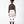 Load image into Gallery viewer, Back view of Altai Morin Skirt Girls Outfit with chocolate long-sleeve top and equestrian horse skirt for girls ages 3 to 12 by Mama Luma.
