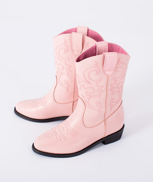 baby pink kids cowboy boots 