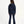 Carica l'immagine nel visualizzatore Galleria, Girls coordinated navy athleisure set featuring a hooded sweatshirt and matching pants, worn from the back for casual outings and everyday comfort, available in sizes 3–14
