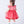 Load image into Gallery viewer, back shot of red special occasion dress for girls christmas celebration
