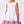 Load image into Gallery viewer, White dress with pink floral patterns on a white background
